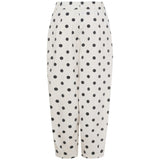 Black Colour Schwarze Damenhose BCELLIE Pant White Dot