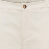 Black Colour Schwarze Farbe Damen Hose BCBOX Pant Off White