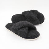 SHOES Sia Damen Hausschuhe YL-67 Restudsalg Black
