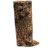 SHOES Sof Damen Stiefel 9501A Shoes Leopard