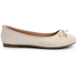 SHOES Tanja Damen Ballerina Schuhe W2300 Shoes Beige