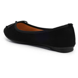 SHOES Tanja Damen Ballerina Schuhe W2300 Shoes Black