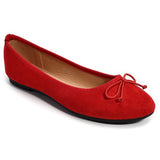 SHOES Tanja Damen Ballerina Schuhe W2300 Shoes Red