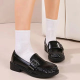 SHOES Thalina Damen-Loafer 17FO-36 Shoes Black
