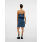 Vero Moda VERO MODA DAMEN KLEID VMANNY Restudsalg Medium blue denim