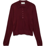 Vero Moda VERO MODA DAMEN POLO AWSIKITA Polo Zinfandel