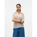 Vero Moda VERO MODA DAMEN POLO TOP VMCAILEY Shirt Birch