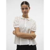 Vero Moda VERO MODA DAMEN TOP VMROXANNE Shirt Snow white