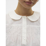 Vero Moda VERO MODA DAMEN TOP VMROXANNE Shirt Snow white