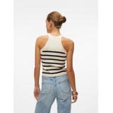 Vero Moda VERO MODA DAMEN TOP VMSABA Top Birch Stripes black