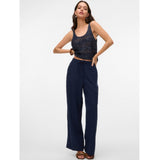 Vero Moda VERO MODA Damen Hose VMLINN Pant Navy Blazer