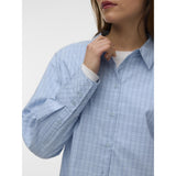 Vero Moda VERO MODA Damen Bluse VMMONDAY Shirt Cashmere Blue Jima
