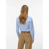 Vero Moda VERO MODA Damen Hemd VMSOPHIE Shirt Light Blue Friba stripes