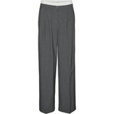 Vero Moda VERO MODA Damen Hosen VMMADJA Pant Dark grey melange