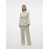 Vero Moda VERO MODA Damen Hosen VMOMARI Restudsalg Light Grey Melange