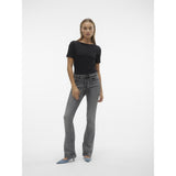 Vero Moda VERO MODA Damen Jeans VMFLASH Jeans Medium Grey Denim