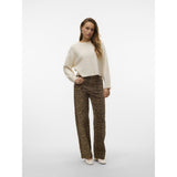 Vero Moda VERO MODA Damen Jeans VMTESSA Restudsalg Silver Mink LEOPARD