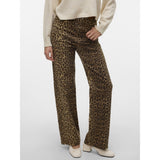 Vero Moda VERO MODA Damen Jeans VMTESSA Restudsalg Silver Mink LEOPARD