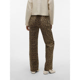 Vero Moda VERO MODA Damen Jeans VMTESSA Restudsalg Silver Mink LEOPARD