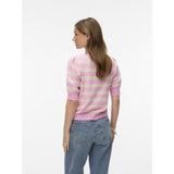 Vero Moda VERO MODA Damen Pullover VMDoffy Knit Bonbon BIRCH