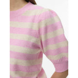 Vero Moda VERO MODA Damen Pullover VMDoffy Knit Bonbon BIRCH