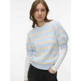 Vero Moda VERO MODA Damen Pullover VMDoffy Knit Cashmere Blue BIRCH