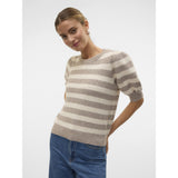 Vero Moda VERO MODA Damen Pullover VMDoffy Knit Moon Rock BIRCH