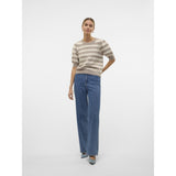 Vero Moda VERO MODA Damen Pullover VMDoffy Knit Moon Rock BIRCH