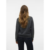 Vero Moda VERO MODA Damen Pullover VMDoffyshine Blouse Asphalt Silver Lurex
