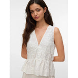 Vero Moda VERO MODA Damen Top VMANN Top Snow white