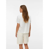Vero Moda VERO MODA Damen Top VMSOLA Top Snow White sunflower