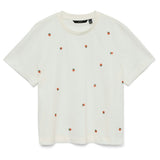 Vero Moda VERO MODA Damen Top VMSOLA Top Snow White sunflower