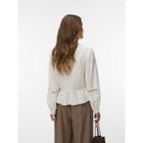 Vero Moda VERO MODA Damen VMJULES Blouse Snow white