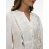 Vero Moda VERO MODA Damen VMJULES Blouse Snow white