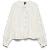 Vero Moda VERO MODA Damen VMJULES Blouse Snow white