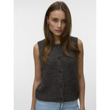 Vero Moda VERO MODA Damen Weste VMNOVAH Vest Chocolate Torte Melange