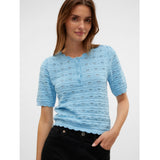 Vero Moda VERO MODA Damen Bluse VMSHELBY Blouse Airy Blue
