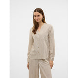 Vero Moda VERO MODA Damenhemd VMMYMILO Restudsalg Silver Lining Anja