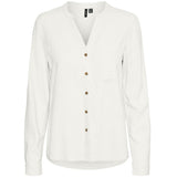 Vero Moda VERO MODA Damenhemd VMMYMILO Restudsalg Snow white