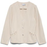 Vero Moda VERO MODA Damenjacke VMLEVA Jacket Ecru