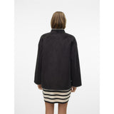Vero Moda VERO MODA Damenjacke VMLIVA Jacket Black WHITE DETAIL