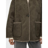 Vero Moda VERO MODA Damenjacke VMLIVA Jacket Peat OATMEAL DETAIL