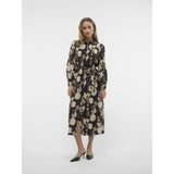 Vero Moda VERO MODA Damen Kleid VMCELINA Restudsalg Black Graphic