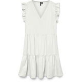 Vero Moda VERO MODA Damen Kleid VMFANNI Dress Bright White