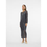 Vero Moda VERO MODA Damenkleid VMSAFINA Dress Asphalt