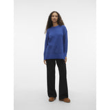 Vero Moda VERO MODA Damen Pullover VMFILUCA Restudsalg Beaucoup Blue MELANGE