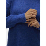 Vero Moda VERO MODA Damen Pullover VMFILUCA Restudsalg Beaucoup Blue MELANGE