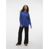 Vero Moda VERO MODA Damen Pullover VMFILUCA Restudsalg Beaucoup Blue MELANGE