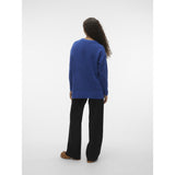 Vero Moda VERO MODA Damen Pullover VMFILUCA Restudsalg Beaucoup Blue MELANGE