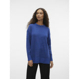 Vero Moda VERO MODA Damen Pullover VMFILUCA Restudsalg Beaucoup Blue MELANGE